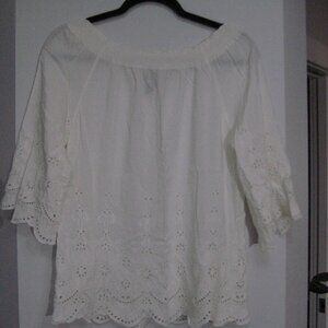 Papillon off the shoulder top